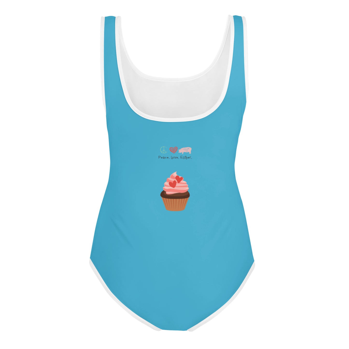 NEW -Cupcake- Youth Swimsuit- Blue