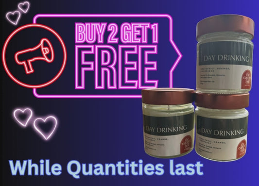 BUY 2 -GET-1 FREE-Day Drinking Candle
