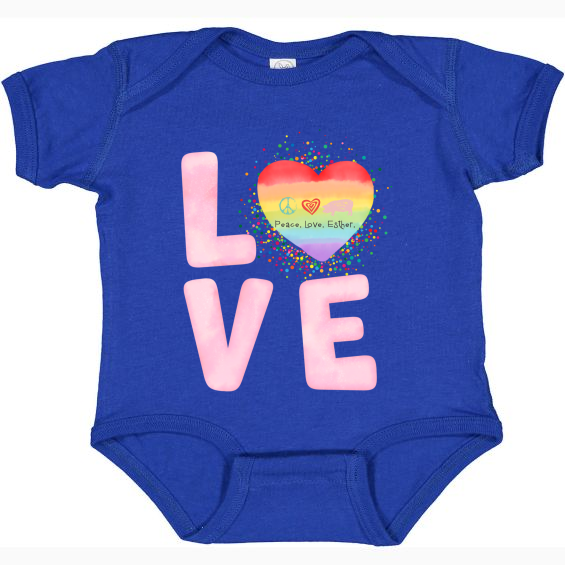 LOVE -Infants Fine Jersey Baby Bodysuit