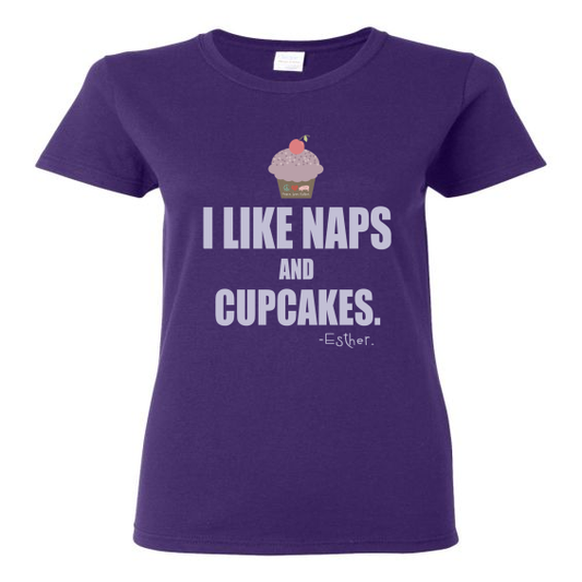 I Like Naps & Cupcakes -Ladies Fit -5000L