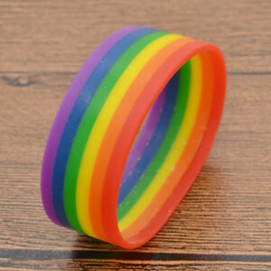 Rainbow Friendship Wristband (Silicon)