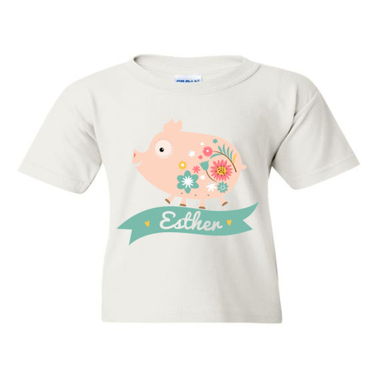 Folksy Esther - Youth T-Shirt -5000B