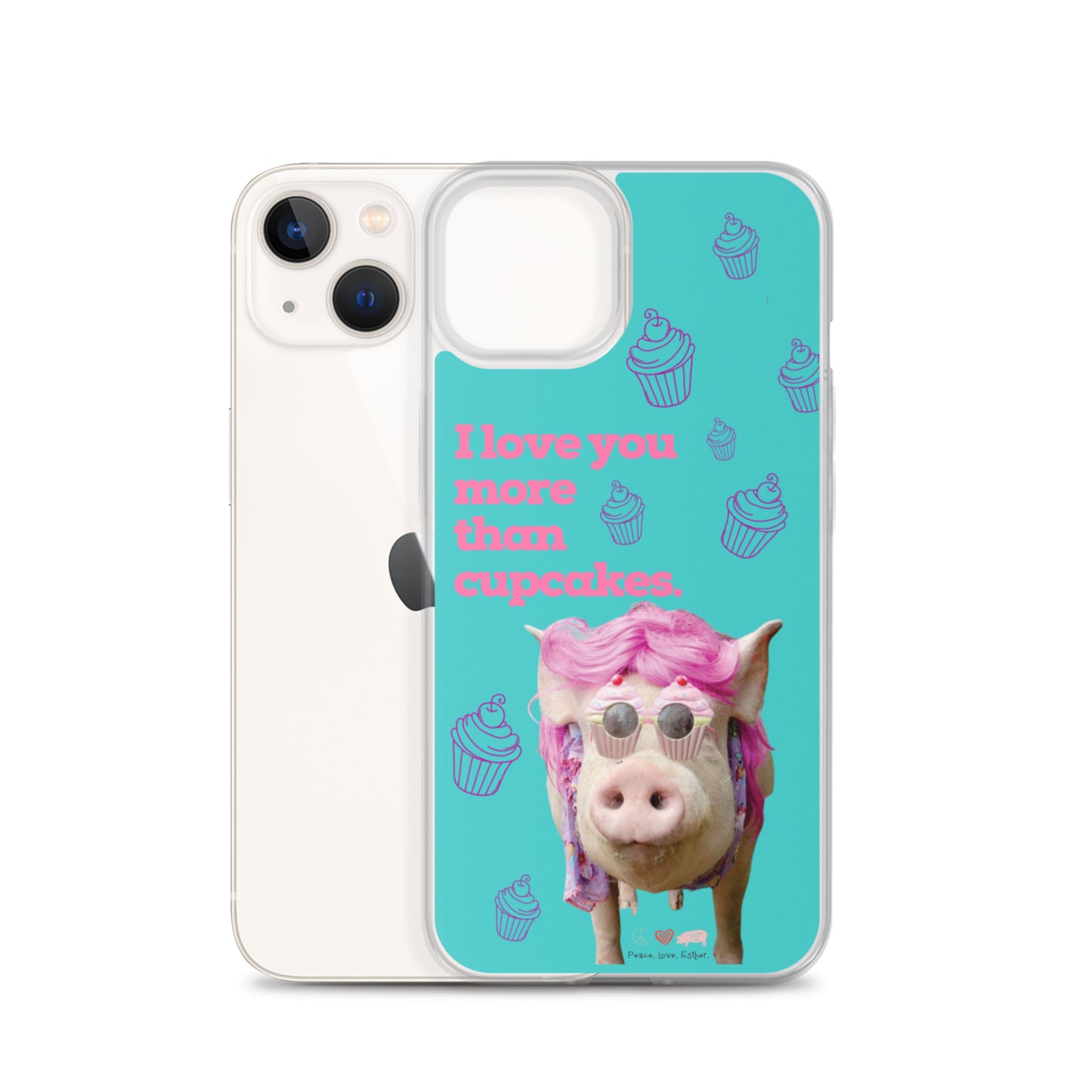 NEW-I Love you more than Cupcakes- iPhone Case
