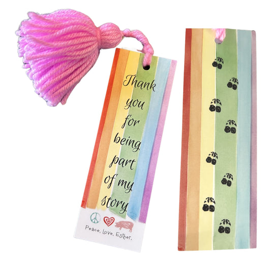 Esther -Book Mark with Pink Tassle