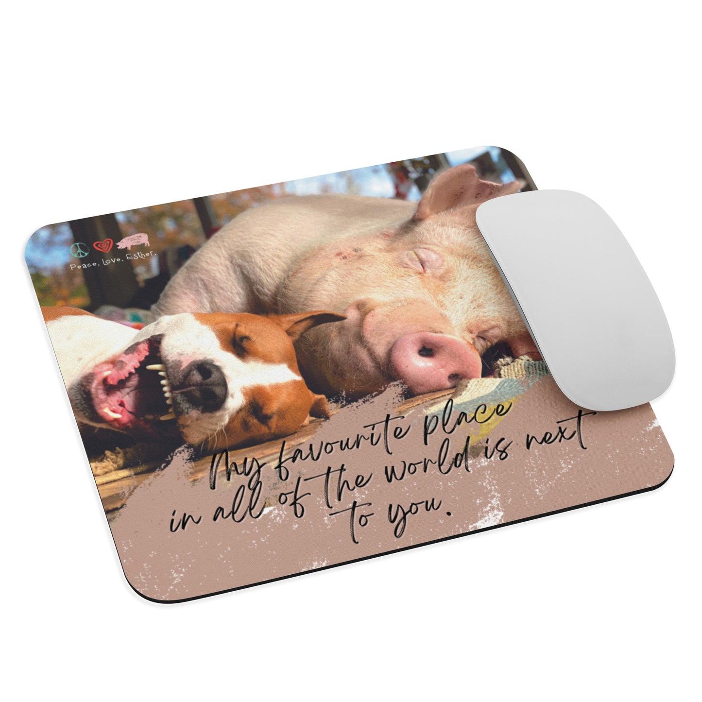 NEW-Esther & Phil Mouse pad