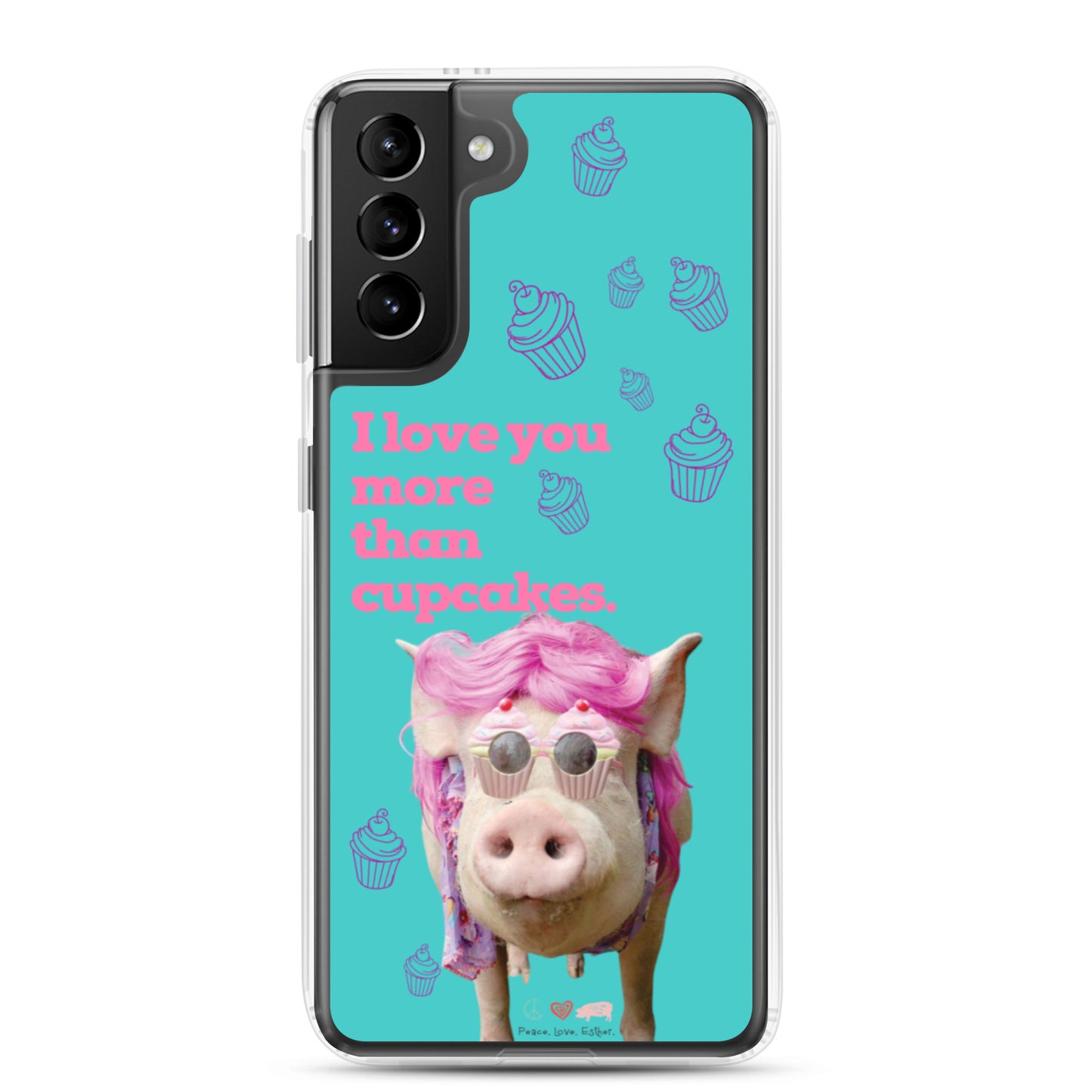 NEW- I love you more than Cupcakes! - Samsung Case