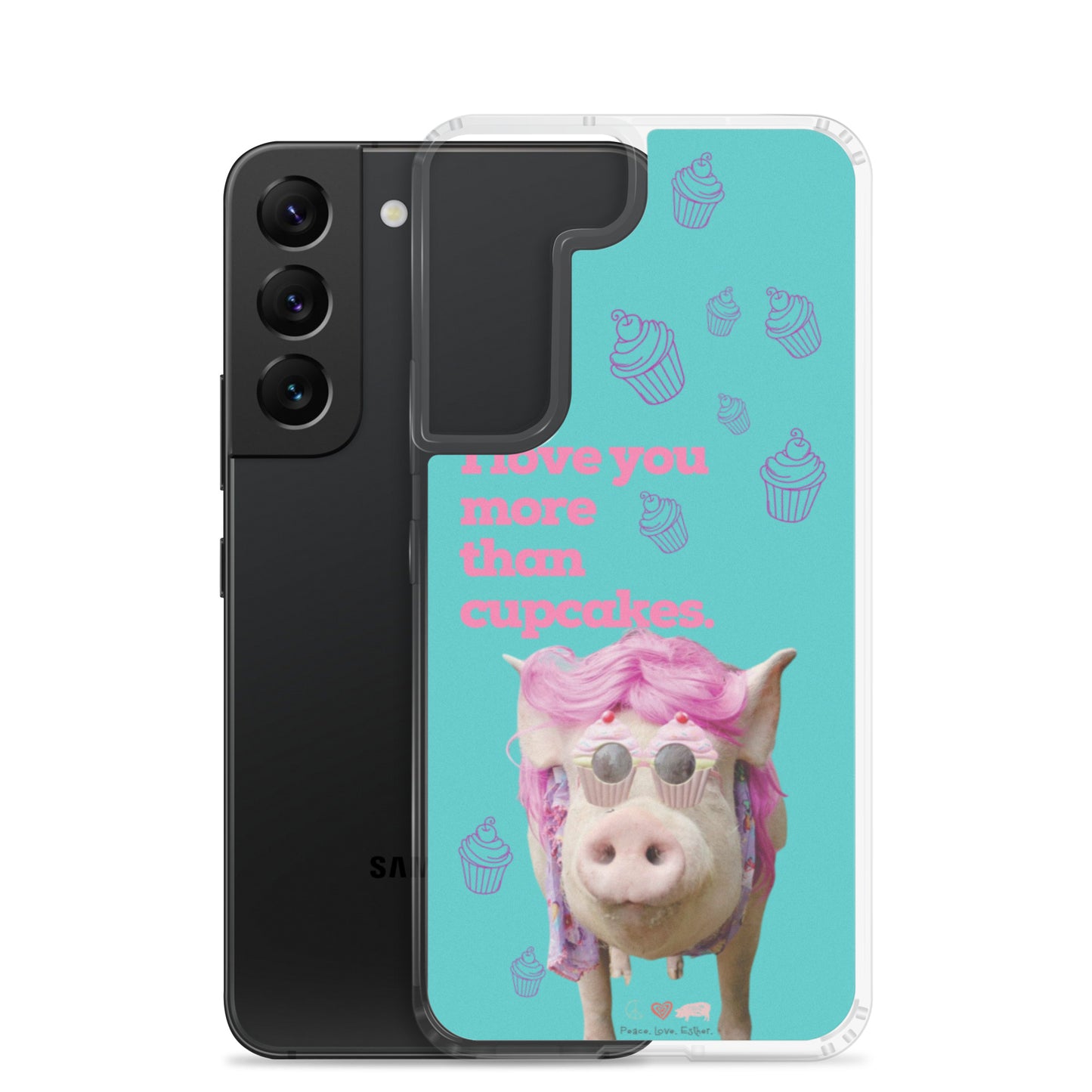 NEW- I love you more than Cupcakes! - Samsung Case