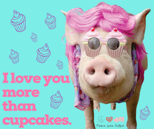 I Love you more than Cupcakes- Cards- Mother's Day