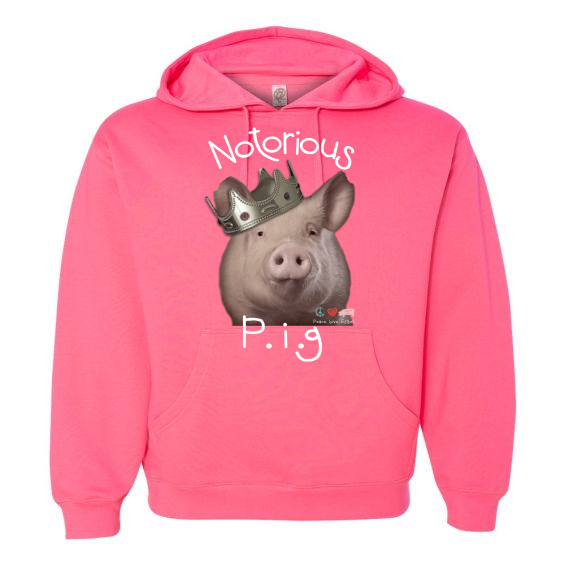 NEW- Notorious PIG -UNISEX-Premium Midweight Hoodie Sweatshirt - SS4500