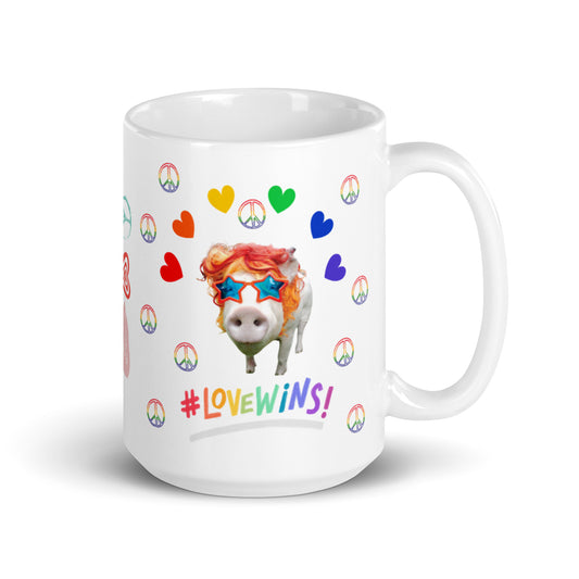 NEW -#Love Wins - Esther - 15 oz mug