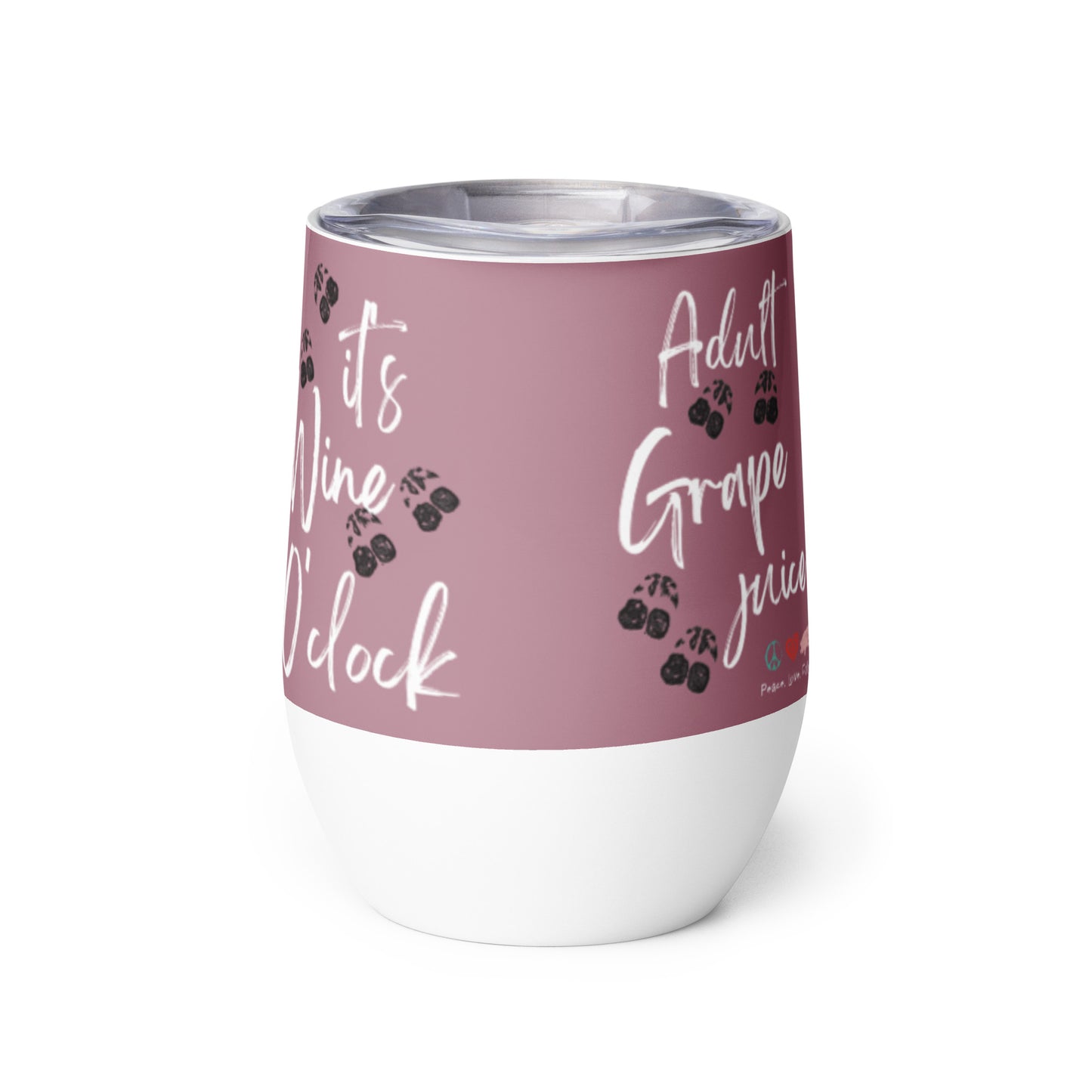 I'll be there in a Pig-secco! (Prosecco)- Adult Grape Juice Holder - Tumbler- Mug- Rose