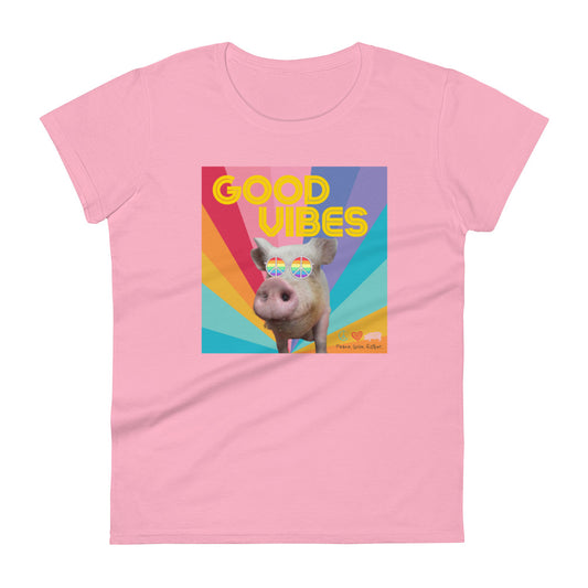 NEW - Good Vibes - Ladie's short sleeve t-shirt