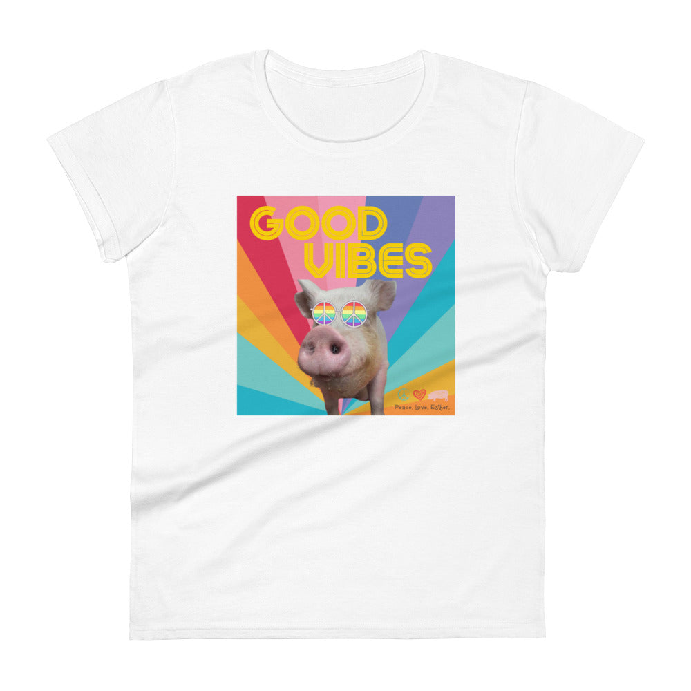 NEW - Good Vibes - Ladie's short sleeve t-shirt