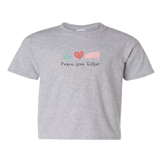 Peace. Love. Esther - Youth T-Shirt
